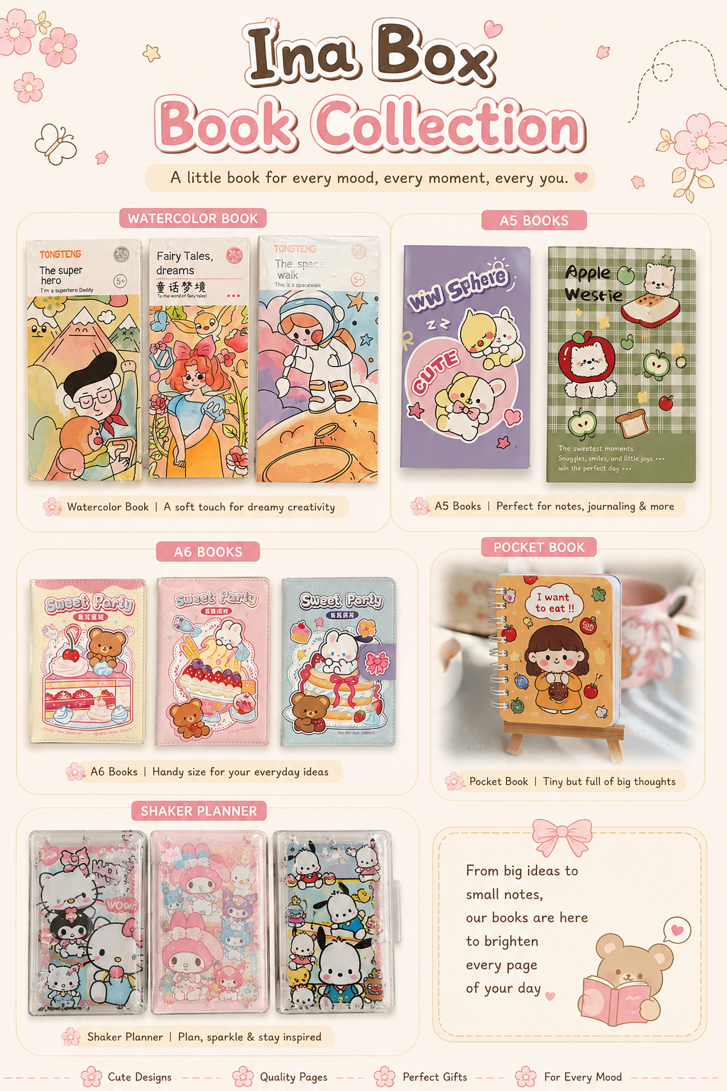 Ina Box stationery and gift assortment