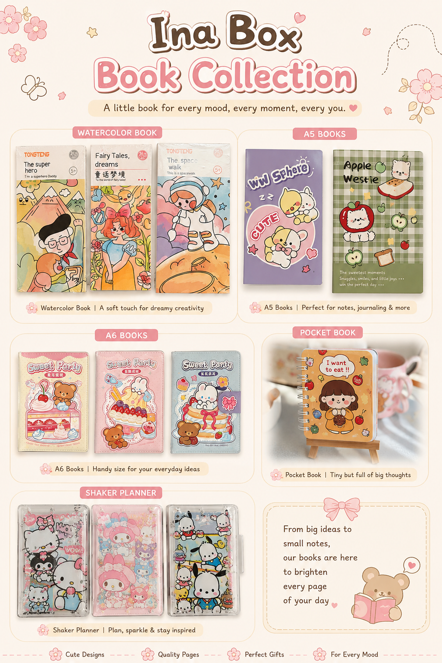 Ina Box stationery and gift assortment