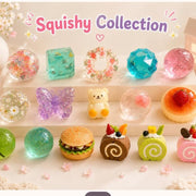 Colourful squishy collection styles available in surprise boxes